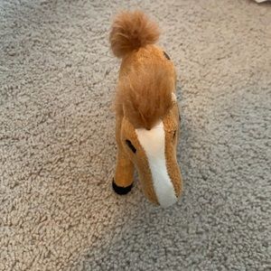 Tan horse plush